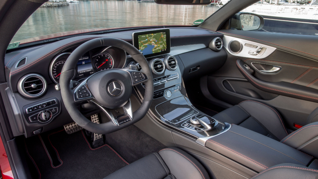 Interior of Mercedes-AMG C435 Buzzy Headline