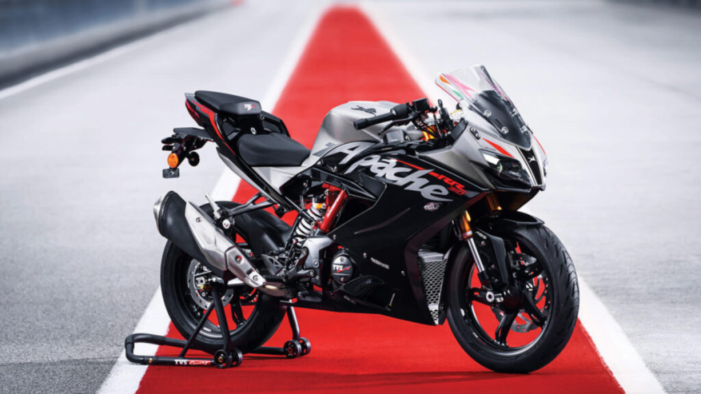 New TVS Apache RR 310: On Road Price of Apache RR 310, Mileage